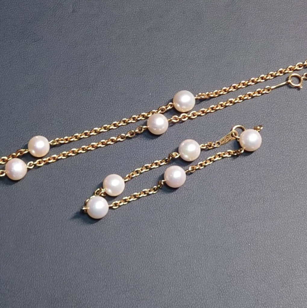 K18 真珠ネックレス