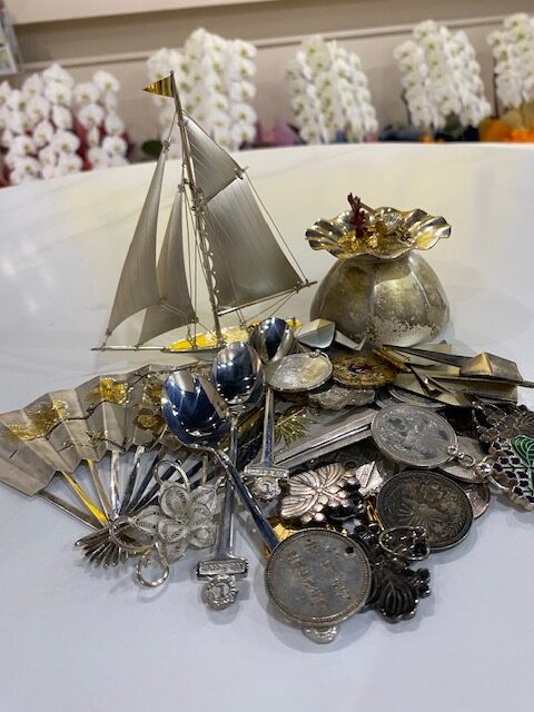 純銀製品のいろいろ