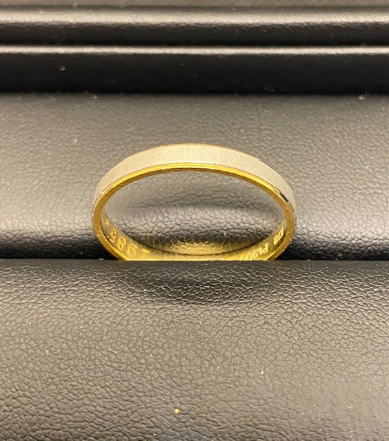 K18Pt900リング 3.2g