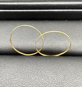 K18　2連リング　0.2ｇ　　　　　　　　　　　　　