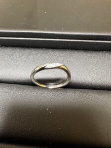 Pt950　0.046ct リング　3.5ｇ