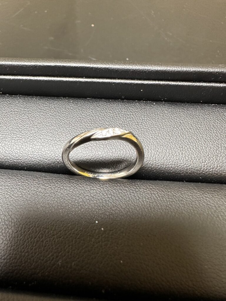 Pt950　0.046ct リング　3.5ｇ