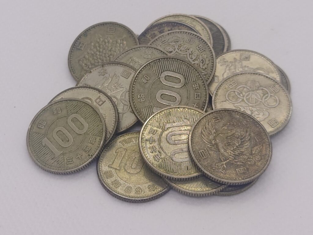 東京オリンピック/稲穂/鳳凰　100円銀貨