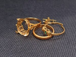 K18　リング・ピアス　8.2ｇ