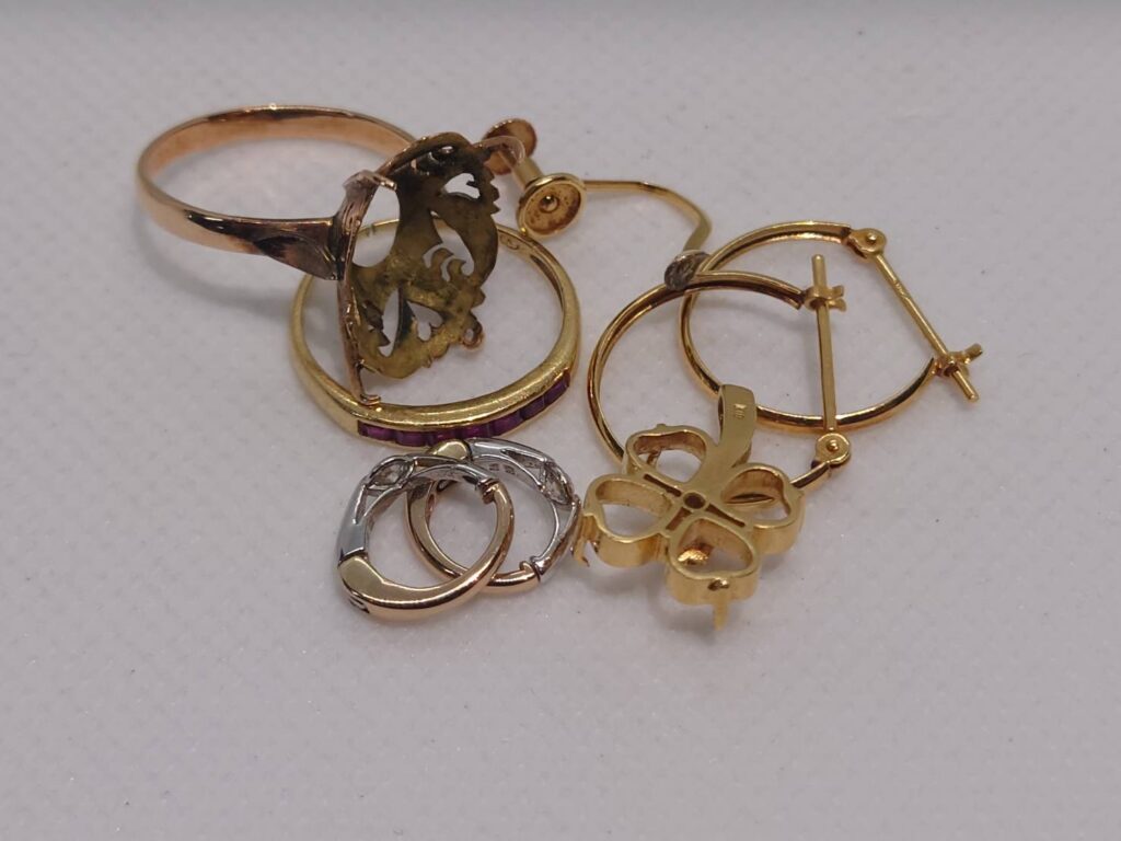 K18 リング・イヤリングおまとめ 4.9g