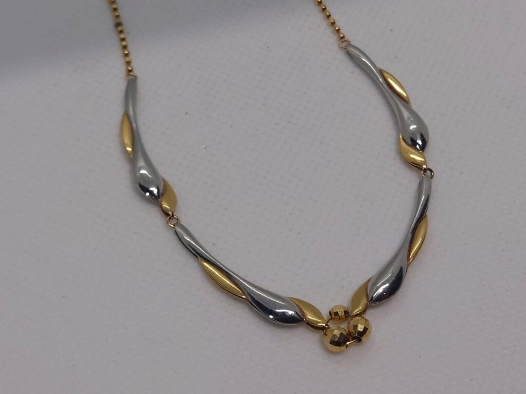 Pt850/K18 ネックレス 6.7g