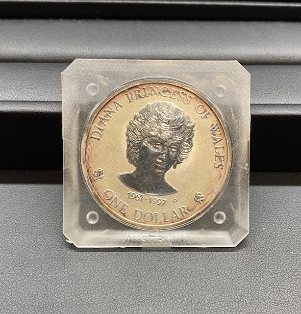 ダイアナ妃追悼 純銀 銀貨 13,000円