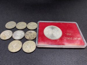 1964 東京オリンピック  1,000円 100円　稲穂 鳳凰100円銀貨セット 5,600円
