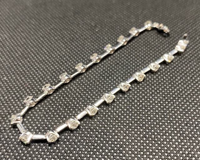 Pt850 MD3.02ct ブレスレット 10.8ｇ