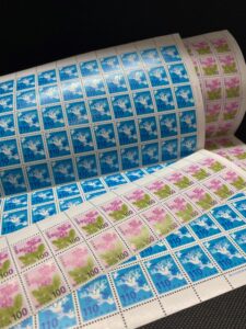 切手 100×120枚　110×100枚