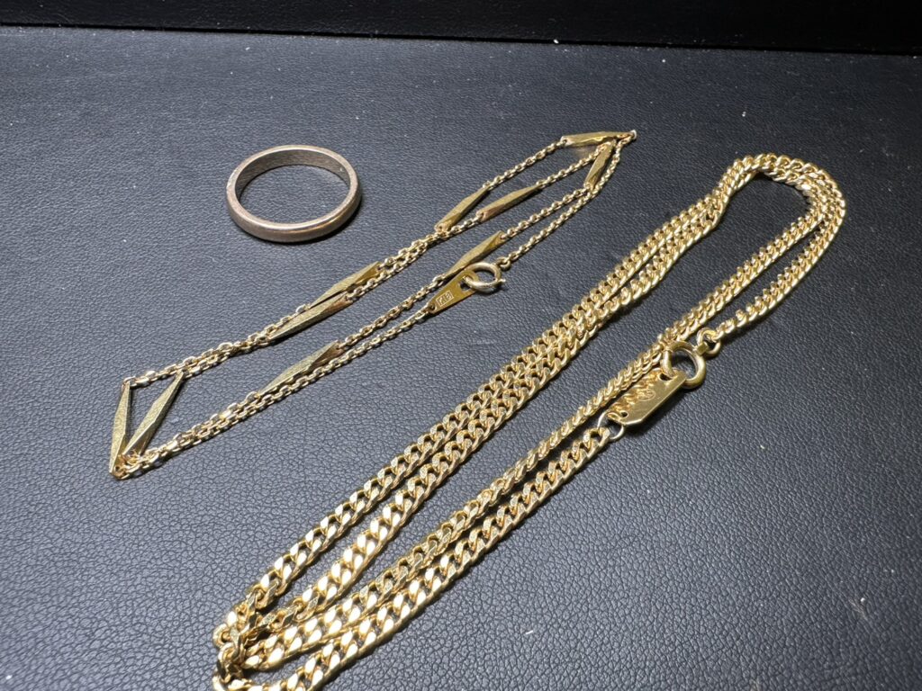 K18　ネックレス・リング　29ｇ