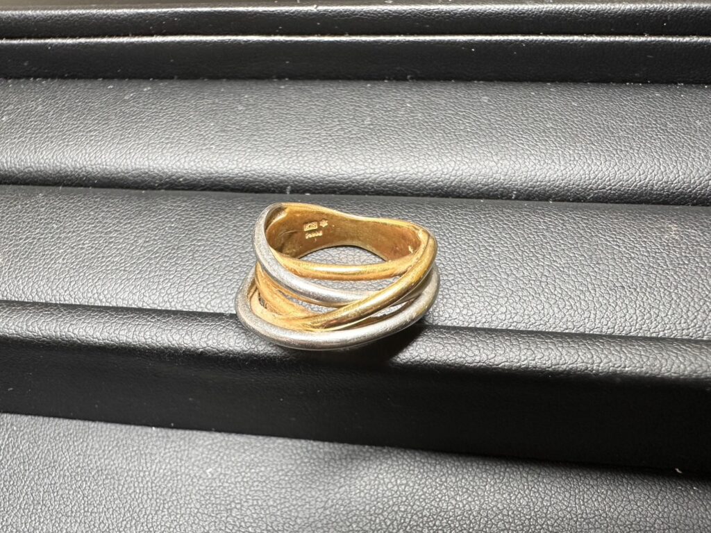 Pt900/K18(2：8)　リング　8.9ｇ