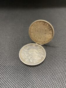 1964年東京オリンピック　1000円銀貨　2枚
