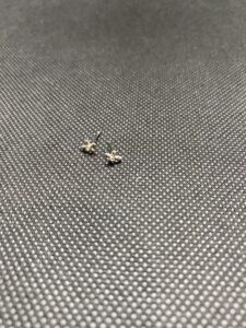 Pt850　ピアス　0.3ｇ