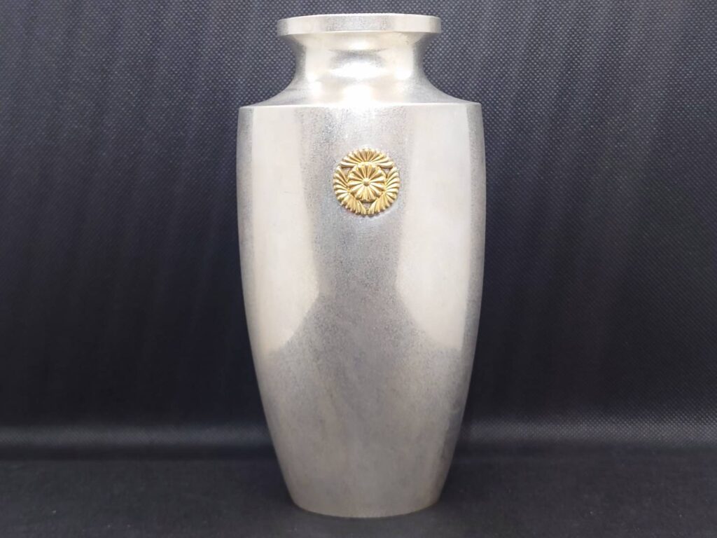 純銀製 花瓶 399g