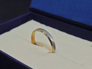 Pt900/K18コンビ リング 2.8g