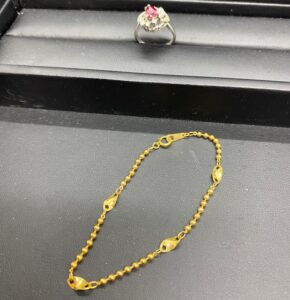 [借入可能金額　70,000円]K18リングK18ブレスレット