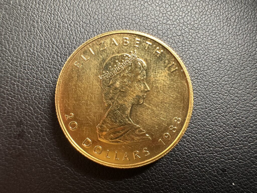 20ドル金貨　カナダ　15.5ｇ