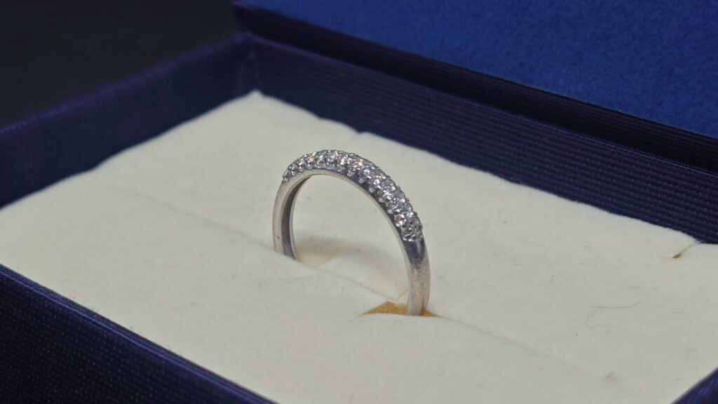 K18WG MD0.22ct リング 1.6g