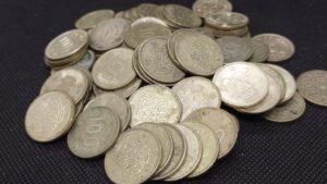 東京オリンピック/鳳凰/稲穂 100円銀貨