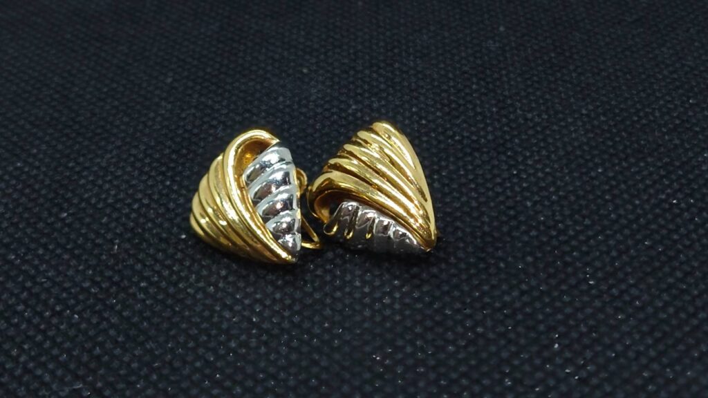 Pt900/K18 イヤリング 3.2g