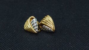 Pt900/K18 イヤリング 3.2g