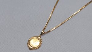 K24 金貨1/25oz K18 ネックレス 12.2g