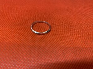 1596　Pt900/K18　リング　2.4ｇ