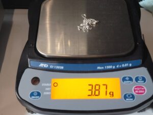 K18WG MD0.3ct ネックレス 3.8g