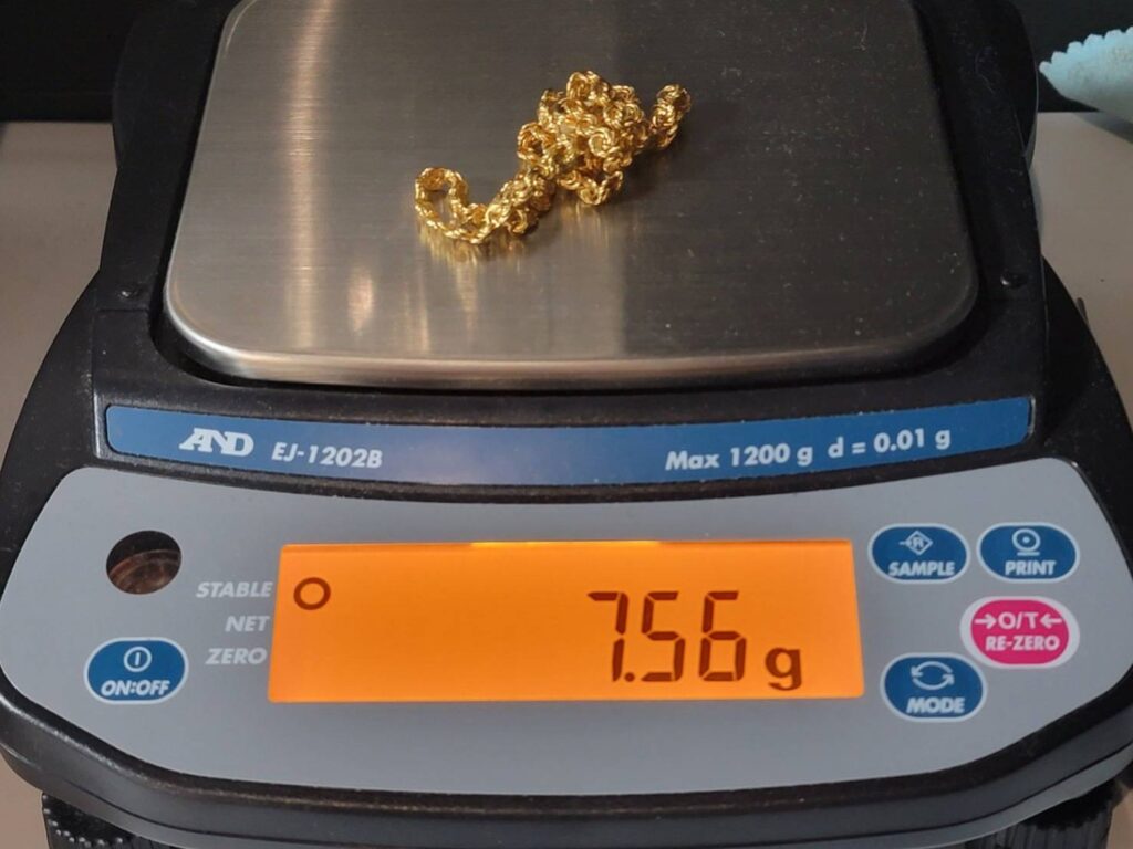 K18 ネックレス 7.5g