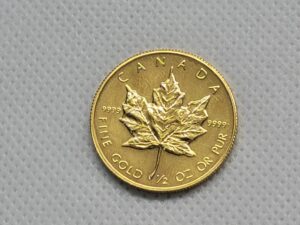 K24 メイプルリーフ金貨 1/2oz
