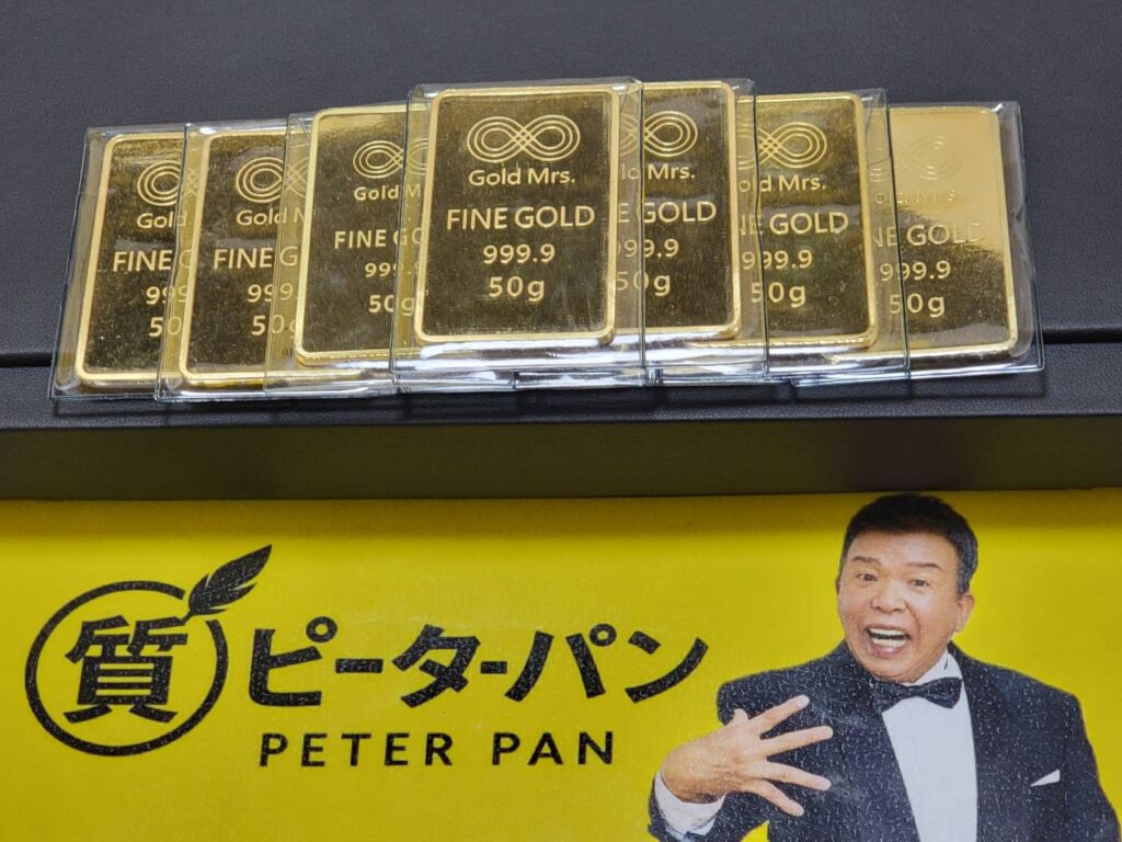 K24 インゴット ゴールドミセス 50g×10本