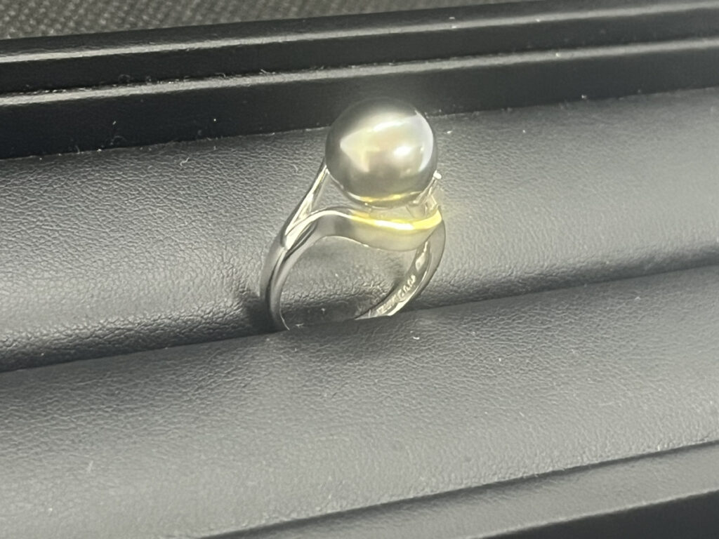 [借入可能金額　31,000円]　K14WG リング 3.4g