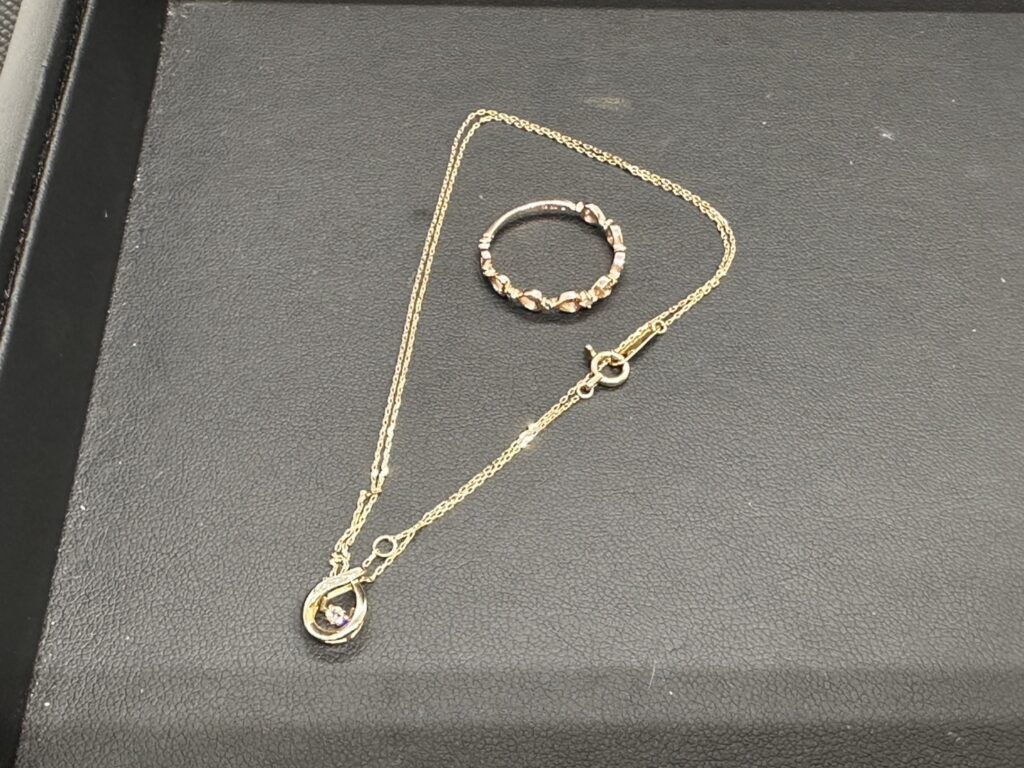 [借入可能金額　10,000円] K10　リング　0.8ｇ・K10　NC　0.8ｇ