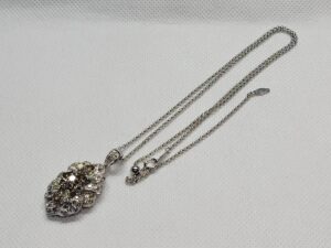 K18WG MD3.5ct ネックレス 12.4g