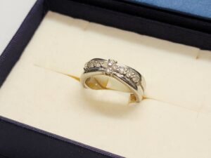 Pt900　ＭＤ0.51ct　リング　9.0ｇ