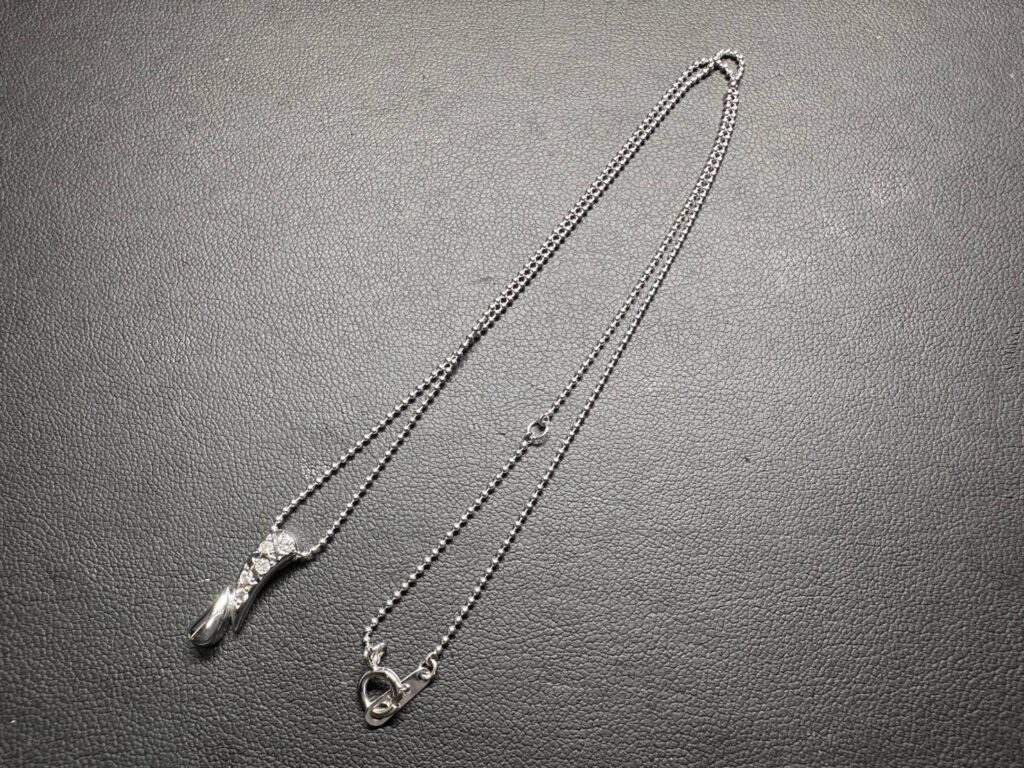 K18WG ネックレス 2.6g