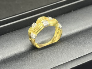K18/PT900　リング　8.4ｇ
