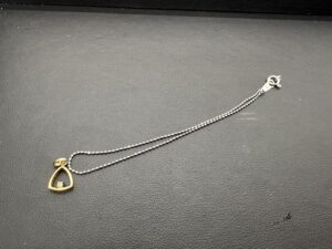 K18WG　ネックレス　0.6ｇ
