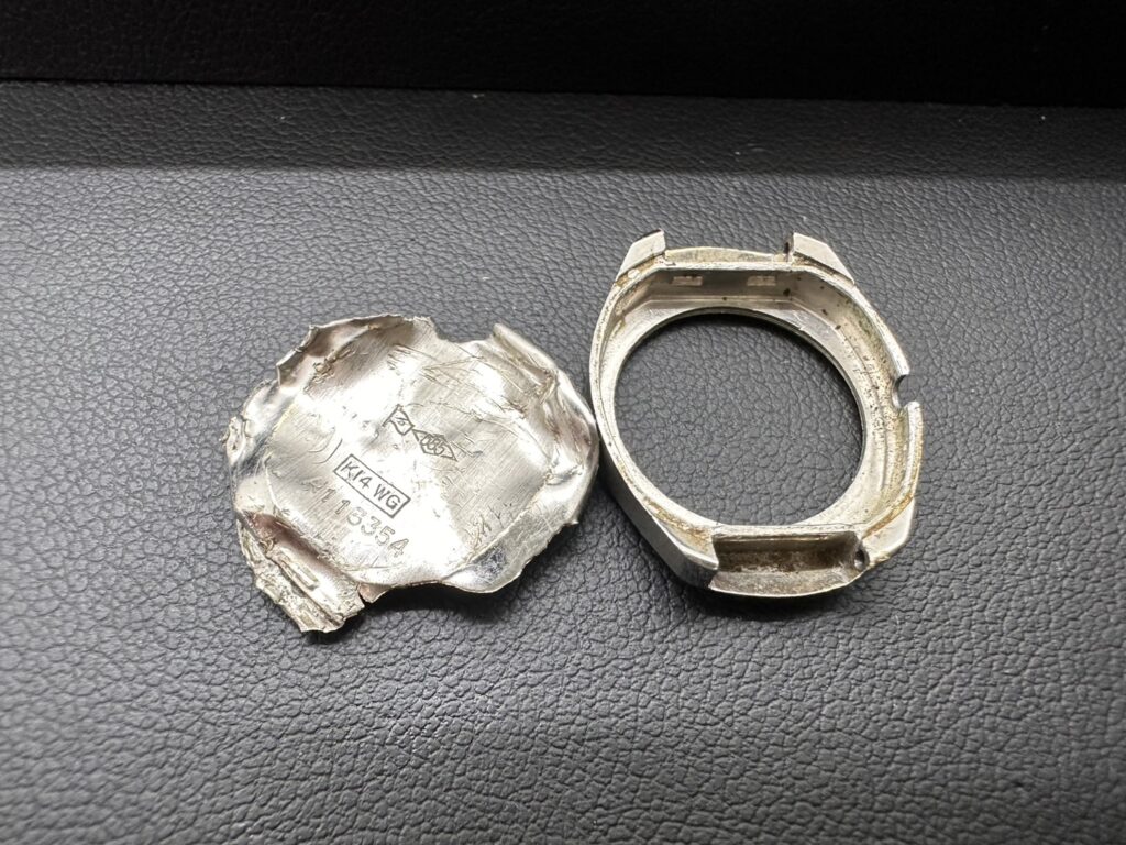 K14WG　時計裏蓋　3.7g