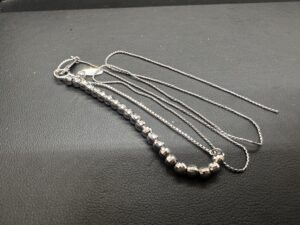 K18WG　ネックレス　3.4ｇ