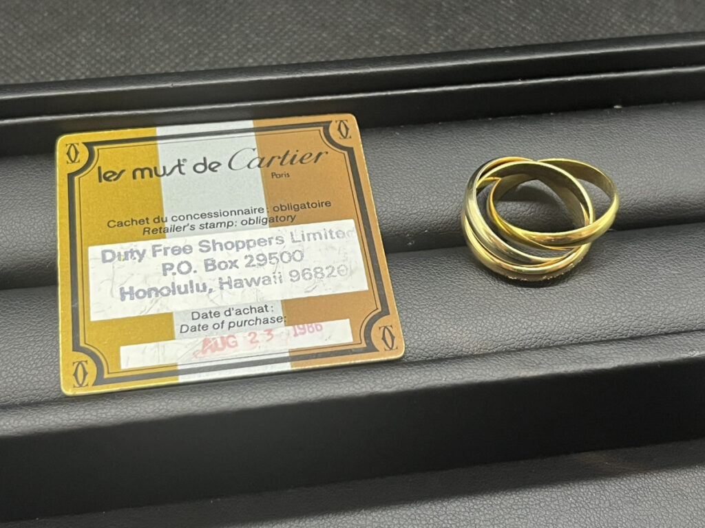 K18　カルティエリング　8.6ｇ