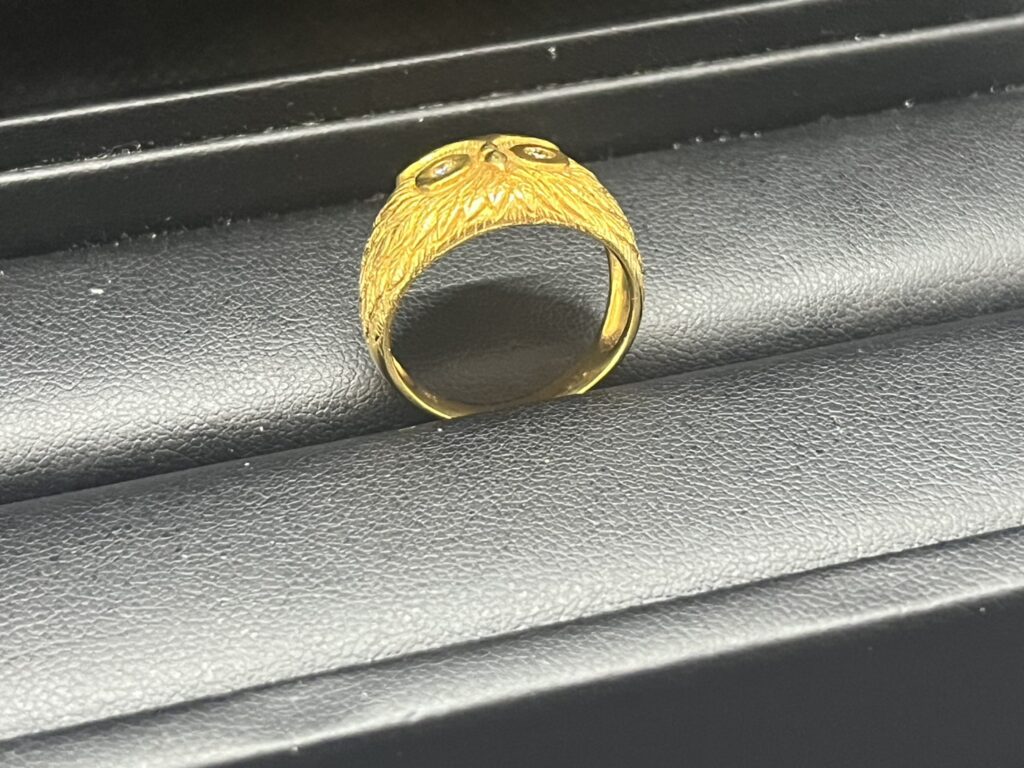 K18　リング　MD0.1ct  4.9ｇ