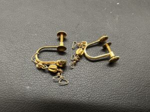 K18　イヤリング　1.2ｇ