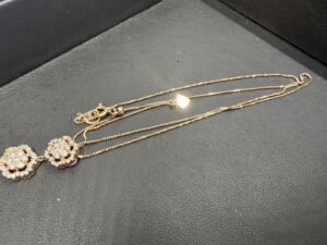 K18　MD0.75ct　ネックレス　4.7ｇ