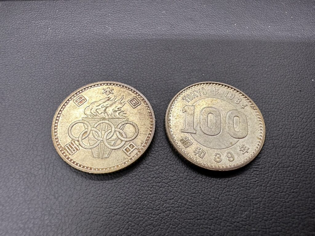 オリンピック　100円銀貨　