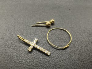 K18　MD0.14ct　スクラップ　0.8ｇ