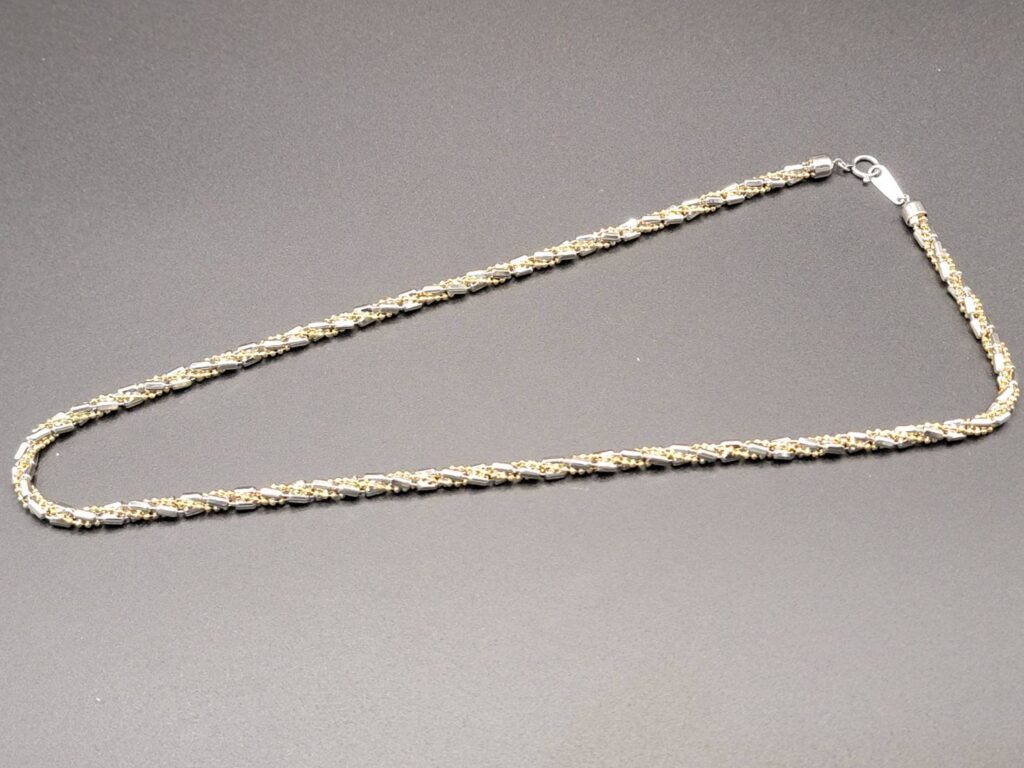 Pt850/K18　ネックレス　25.3ｇ