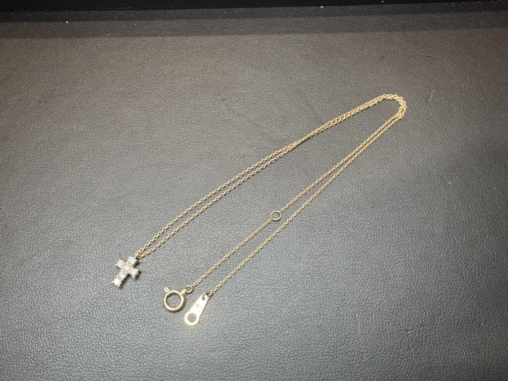 K18　MD0.18ct　ネックレス　2.1ｇ