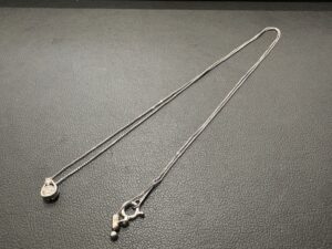 Pt850　MD0.13ct　ネックレス　1.9ｇ